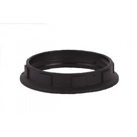 Ring voor E14  fitting met buitendraad zwart